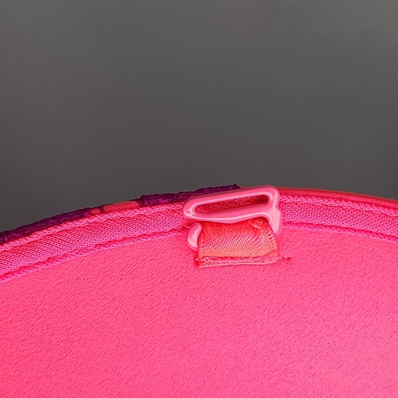 Victoria's Secret Very Sexy Strapless Multiway Hot Pink Purple Lace Bra Size 36D - Picture 11 of 14